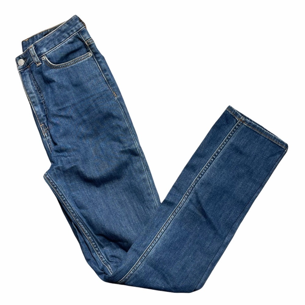BLK DNM Spring Blue High Waisted Denim Jeans 26 - Picture 6 of 7
